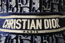 画像をギャラリービューアに読み込む, 新品同様 ChristianDior クリスチャンディオール ハット オブリーク サイズ58 ネイビー コットン レーヨン 05CDO924I134 中古 56402