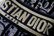 画像をギャラリービューアに読み込む, 新品同様 ChristianDior クリスチャンディオール ハット オブリーク サイズ58 ネイビー コットン レーヨン 05CDO924I134 中古 56402