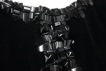 画像をギャラリービューアに読み込む, CHANEL シャネル ベロア ジャケット P46390V34297 ジャガード ブラック サイズ38 美品 中古 56406