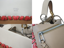 Load image into Gallery viewer, 極美品 FENDI フェンディ ラナウェイ スモール 2way ショルダーバッグ ベージュ レッド キャメル ハンドバッグ 8BH344 中古 56452