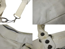 画像をギャラリービューアに読み込む, BALENCIAGA バレンシアガ ショルダーバッグ 103208213048 ザ ファースト 2WAY アイボリー 良品 中古 56463