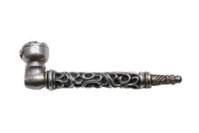 Load image into Gallery viewer, CHROME HEARTS クロムハーツ フィリグリーシルバーパイプ喫煙具 キセル シルバー925 94.7g 良品 中古 56488