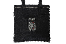 画像をギャラリービューアに読み込む, CHANEL シャネル ツイード ロボット トートバッグ トートバッグ ブラック グリーン 24番台 A94646 美品 中古 56499