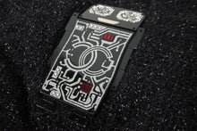 画像をギャラリービューアに読み込む, CHANEL シャネル ツイード ロボット トートバッグ トートバッグ ブラック グリーン 24番台 A94646 美品 中古 56499
