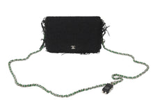 Load image into Gallery viewer, CHANEL シャネル ショルダーバッグ ロボットチャーム付き チェーンウォレット ツイード 23番台 シルバー金具 美品 中古 56503
