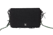 Load image into Gallery viewer, CHANEL シャネル ショルダーバッグ ロボットチャーム付き チェーンウォレット ツイード 23番台 シルバー金具 美品 中古 56503