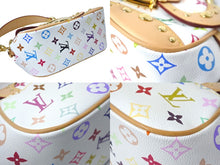 画像をギャラリービューアに読み込む, 極美品 LOUIS VUITTON ルイヴィトン ハンドバッグ マリリン モノグラム ホワイト マルチカラー M40127 ゴールド金具 中古 56504