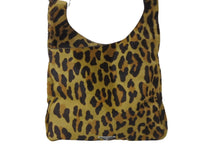 Load image into Gallery viewer, PRADA プラダ ハンドバッグ ワンショルダー レオパード柄 ブラウン ハラコ ファー 中古 美品 56518