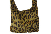 Load image into Gallery viewer, PRADA プラダ ハンドバッグ ワンショルダー レオパード柄 ブラウン ハラコ ファー 中古 美品 56518