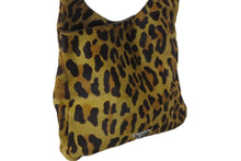 Load image into Gallery viewer, PRADA プラダ ハンドバッグ ワンショルダー レオパード柄 ブラウン ハラコ ファー 中古 美品 56518