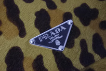 Load image into Gallery viewer, PRADA プラダ ハンドバッグ ワンショルダー レオパード柄 ブラウン ハラコ ファー 中古 美品 56518