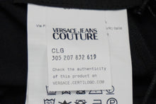 画像をギャラリービューアに読み込む, 極美品 Versace Jeans ヴェルサーチ・ジーンズ ショートパンツ レギンス ブラック ロゴ 72HAC110 サイズ42 中古 56519