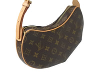 画像をギャラリービューアに読み込む, 極美品 LOUIS VUITTON ルイヴィトン ショルダーバッグ クロワッサン MM M51512 モノグラム ゴールド金具 中古 56522