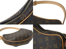 画像をギャラリービューアに読み込む, 極美品 LOUIS VUITTON ルイヴィトン ショルダーバッグ クロワッサン MM M51512 モノグラム ゴールド金具 中古 56522