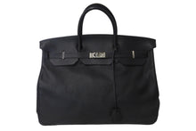 Load image into Gallery viewer, HERMES エルメス バーキン50 ハンドバッグ ブラック シルバー金具 トリヨンクレマンス □H刻印 2004年 良品 中古 56523