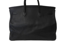 Load image into Gallery viewer, HERMES エルメス バーキン50 ハンドバッグ ブラック シルバー金具 トリヨンクレマンス □H刻印 2004年 良品 中古 56523