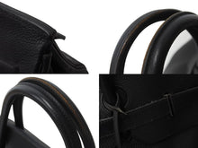 Load image into Gallery viewer, HERMES エルメス バーキン50 ハンドバッグ ブラック シルバー金具 トリヨンクレマンス □H刻印 2004年 良品 中古 56523