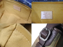 画像をギャラリービューアに読み込む, LOUIS VUITTON ルイヴィトン ショルダーバッグ M95333 ミニプリーティ レイエ モノグラムデニム ゴールド金具 良品 中古 56525