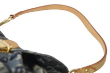 画像をギャラリービューアに読み込む, LOUIS VUITTON ルイヴィトン ショルダーバッグ M95333 ミニプリーティ レイエ モノグラムデニム ゴールド金具 良品 中古 56525