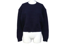 Load image into Gallery viewer, CHANEL シャネル ニット セーター 21P ココマーク ネイビー ピンク カシミヤ ポリウレタン サイズ36 P70525K10076 美品 中古 56528