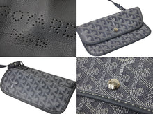 Load image into Gallery viewer, GOYARD ゴヤール トートバッグ アーディPM ペット用 グレー シルバー金具 美品 中古 56529
