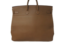 Load image into Gallery viewer, 極美品 HERMES エルメス ボストンバッグ オータクロア 50 □P刻印 トゴ ブラウン系 マットシルバー金具 中古 56539