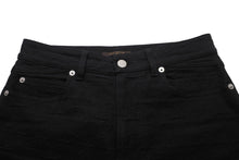 画像をギャラリービューアに読み込む, LOUIS VUITTON ルイヴィトン パンツ デニム ロングパンツ ブラック レディース シルバー 金具 サイズ36 FDPA01AQU 美品 中古 56555