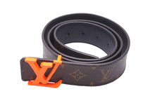 Load image into Gallery viewer, LOUIS VUITTON ルイヴィトン ベルト バックル サンチュール モノグラム オレンジ ヴァージル期 90/36 MP216U 美品 中古 56579