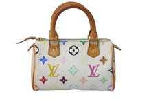 画像をギャラリービューアに読み込む, LOUIS VUITTON ルイヴィトン ハンドバッグ M92645 ミニスピーディ ブロン モノグラムマルチカラー ゴールド金具 良品 中古 56598