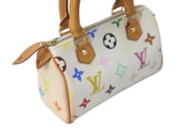 画像をギャラリービューアに読み込む, LOUIS VUITTON ルイヴィトン ハンドバッグ M92645 ミニスピーディ ブロン モノグラムマルチカラー ゴールド金具 良品 中古 56598