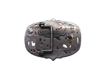 Load image into Gallery viewer, クロムハーツ BUCKL CEMETERY1.5 1.5セメタリークロス バックルレザーベルト ブラック 美品 中古 56599