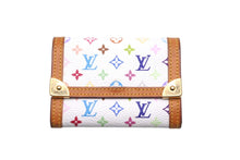 Load image into Gallery viewer, LOUIS VUITTON ルイヴィトン コインケース M92657 モノグラムマルチカラー ポルトモネ プラ ブラウン ホワイト 美品 中古 56603