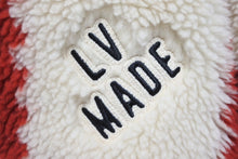 画像をギャラリービューアに読み込む, LOUIS VUITTON ルイヴィトン NIGO ニゴ ダミエ フリース ブルゾンジャケット XL LV MADE レッド ホワイトHMY04WI03 美品 中古 56609