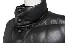 画像をギャラリービューアに読み込む, CHROME HEARTS クロムハーツ ダウンベスト アウター ベスト シルバー925 レザー ブラック サイズXS 良好 中古 56612