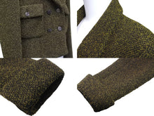 画像をギャラリービューアに読み込む, CHANEL シャネル ダブルジャケット ツイードジャケット P09216V05806 size38 97A グリーン 美品 中古 56615
