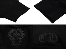 Load image into Gallery viewer, CHROME HEARTS クロムハーツ パーカー チャリティCHプラスレザーパッチプルオーバーパーカー グリーン レザー 中古 56618