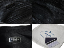 Load image into Gallery viewer, 極美品 PRADA プラダ ショルダーバッグ ホーボー RE-EDITION 1NE515 ナイロン ブラック シルバー金具 中古 56629