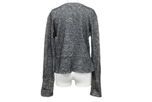 Load image into Gallery viewer, SEE BY CHLOE シーバイクロエ ニット セーター グレー ブラック コットン ウール サイズ36 S5HJH02-S5H099 美品 中古 56636