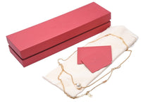 Load image into Gallery viewer, 極美品 Valentino Garavani ヴァレンティノ ガラヴァーニ パール ロゴ ネックレス ゴールド 16.3g TW2JOE97UXM 中古 56642