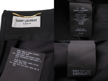 Load image into Gallery viewer, SAINT LAURENT サンローラン スカート レディース ブラック ウール サイズ34 482965 美品 中古 56657