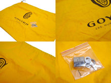 画像をギャラリービューアに読み込む, GOYARD ゴヤール ヘリンボーン柄 クロワジュール ボストンバッグ PVC レザー ブラック 鞄 旅行 シルバー金具 良品 中古 56677