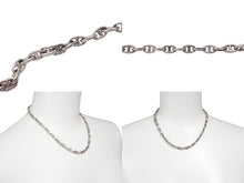 Load image into Gallery viewer, HERMES エルメス ネックレス シェーヌダンクル TPM 60コマ シルバー925 31.2ｇ 美品 中古 56678
