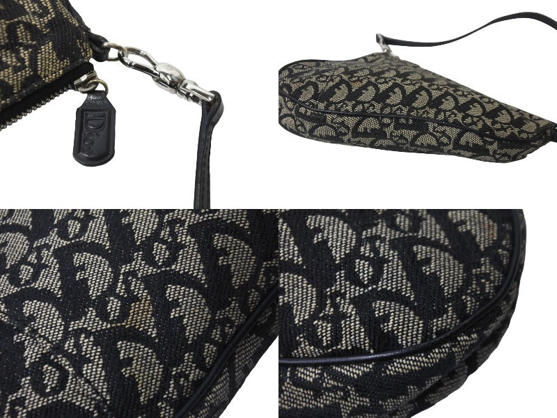 Christian Dior クリスチャンディオール トロッター サドル ポーチ