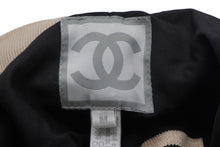 画像をギャラリービューアに読み込む, CHANEL シャネル ハット バケットハット 帽子 ココマーク スポーツライン ベージュ コットン サイズM 美品 中古 56694