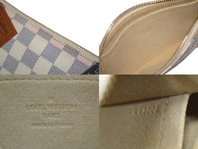 画像をギャラリービューアに読み込む, LOUIS VUITTON ルイヴィトン ハンドバッグ ポシェットミラMM AA3009 ラベルコレクション 2009 ダミエ ホワイト 良品 中古 56703