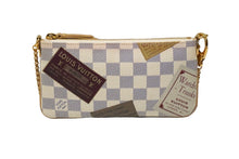 画像をギャラリービューアに読み込む, LOUIS VUITTON ルイヴィトン ハンドバッグ ポシェットミラMM AA3009 ラベルコレクション 2009 ダミエ ホワイト 良品 中古 56703