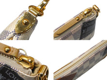 画像をギャラリービューアに読み込む, LOUIS VUITTON ルイヴィトン ハンドバッグ ポシェットミラMM AA3009 ラベルコレクション 2009 ダミエ ホワイト 良品 中古 56703