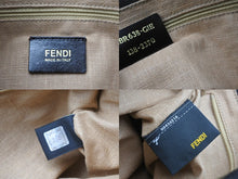 画像をギャラリービューアに読み込む, FENDI フェンディ ズッカ柄 ビッグマンマバケット ショルダーバッグ ワンショルダー ブラウン 8BR638-G1E 美品 中古 56707