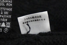 画像をギャラリービューアに読み込む, CHANEL シャネル レディース NO5 カシミア ニットキャップ ニット帽 ブラック ワッペン 美品 中古 56715