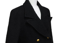 画像をギャラリービューアに読み込む, CHANEL シャネル ジャケット ツイード ショートコート 01A ブラック ココボタン サイズ38 P18440V10526 美品 中古 56731